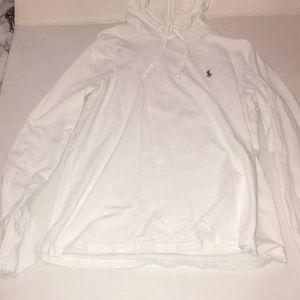 White polo Ralph Lauren sweatshirt✨